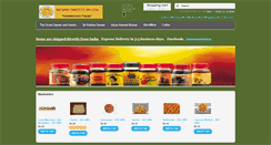 Desktop Screenshot of indiansweetsinusa.com